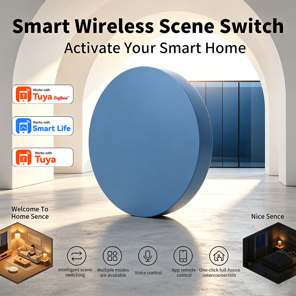 Smart Relay Tuya - Przycisk Zigbee Smart Scene kompatybilny z