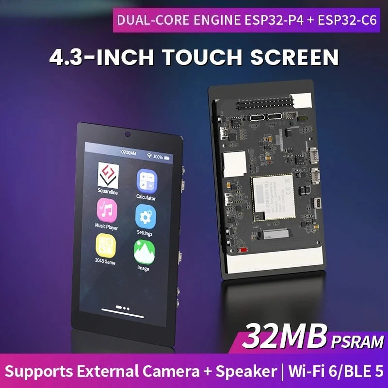 Smart Home Module Iot - 4,3-calowy ekran dotykowy IPS o rozdzielczości