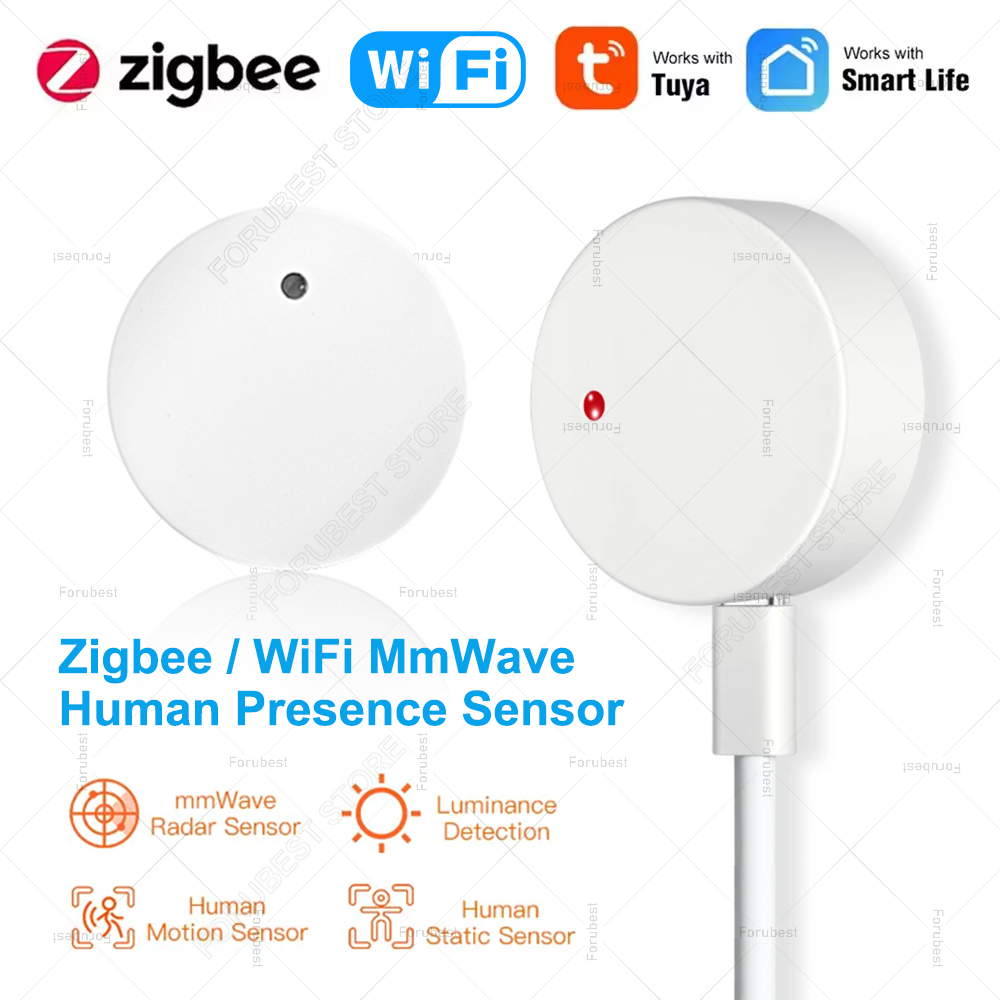 Home Assistant Tuya - ZigBee Wifi MmWave czujnik obecności człowieka
