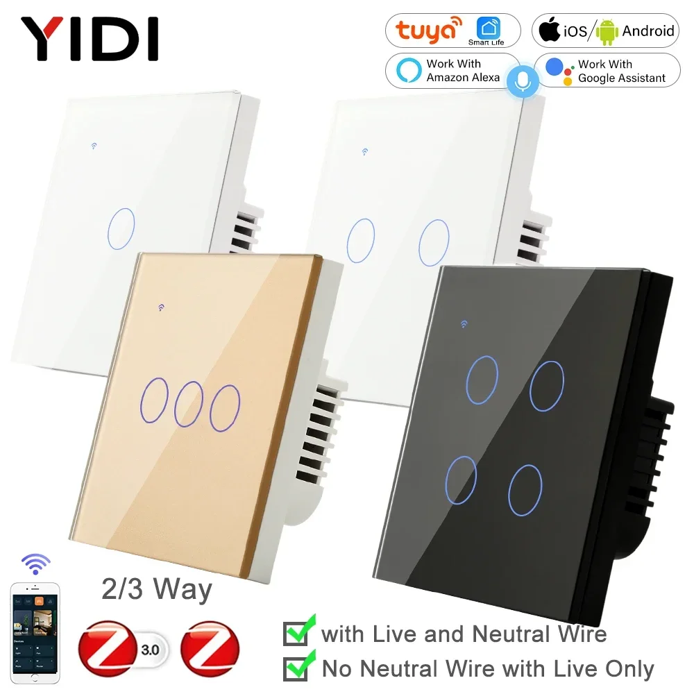 ZigBee 1 2 3 4 Gang bez neutra – Tuya 4 Channel recenzja i cena